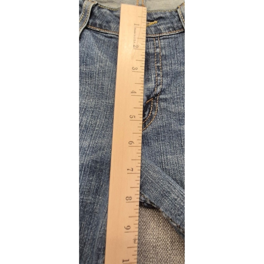 Levi's 518 Superlow Bootcut Jeans Women's sz 9 Short light wash stretch denim - Picture 6 of 16
